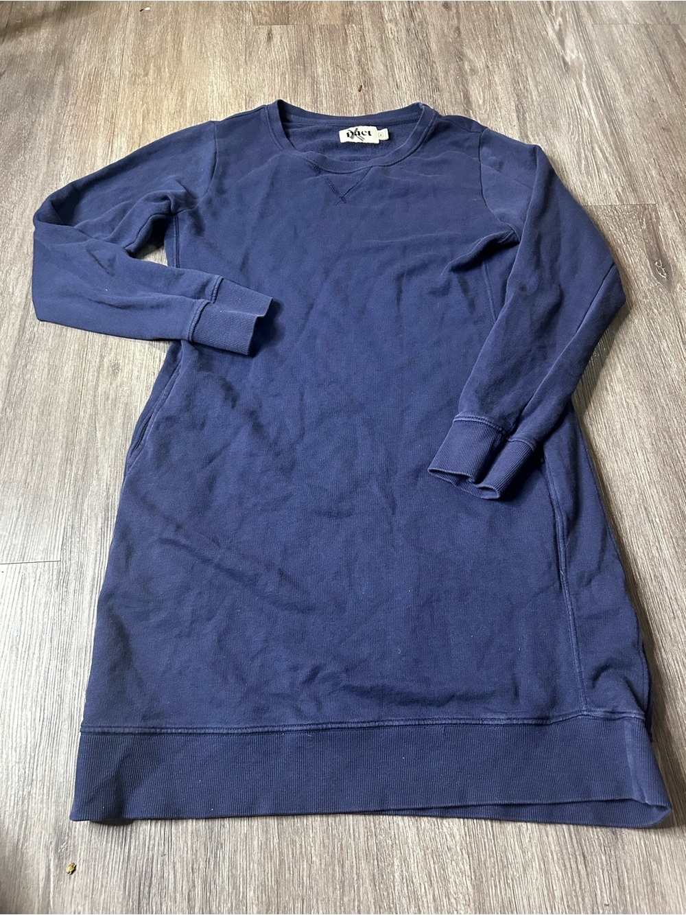 Pact Navy Blue Sweatshirt Dress
